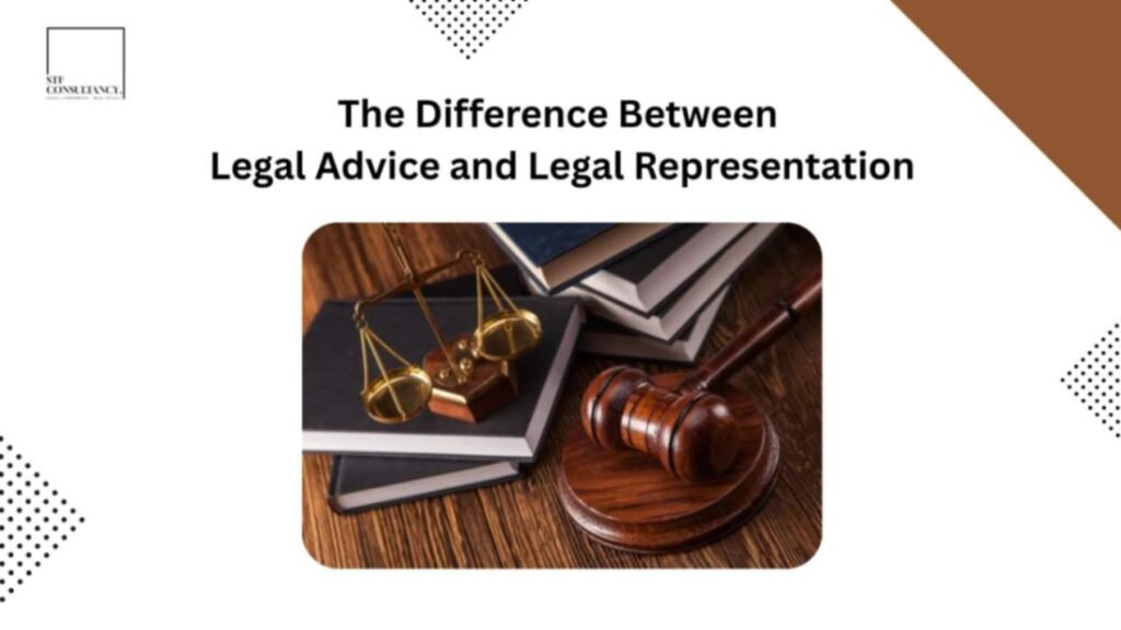 legal advice vs legal representation