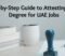 Step-by-Step Guide to Attesting Your Degree for UAE Jobs