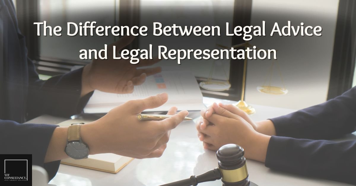 legal advice vs legal representation