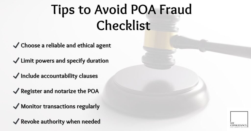 Tips To Avoid POA Fraud