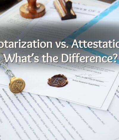Notarization vs Attestation Decoded: Which One Do You Really Need? 2025 Guide
